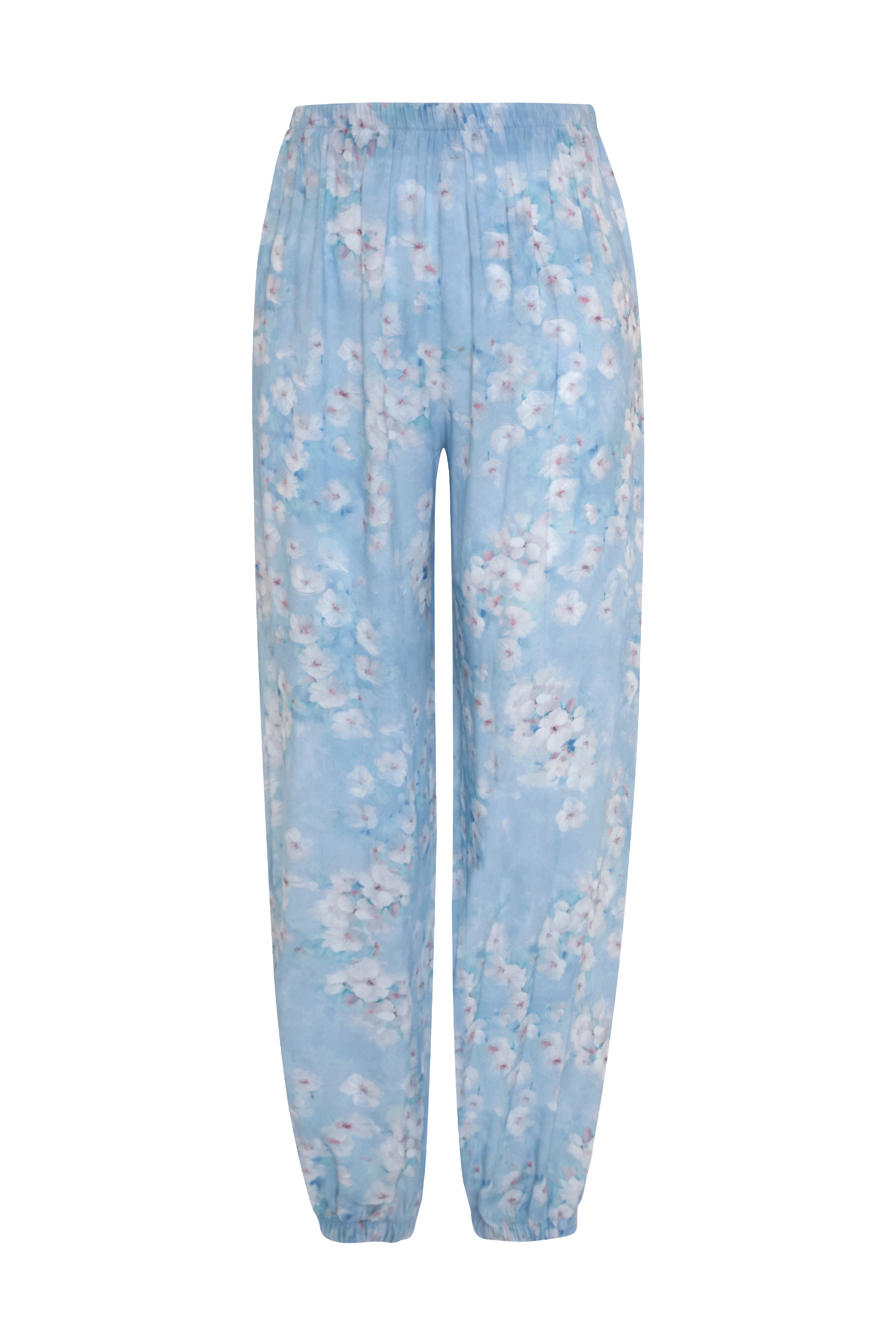 Day Pants Mavi Ciçekli