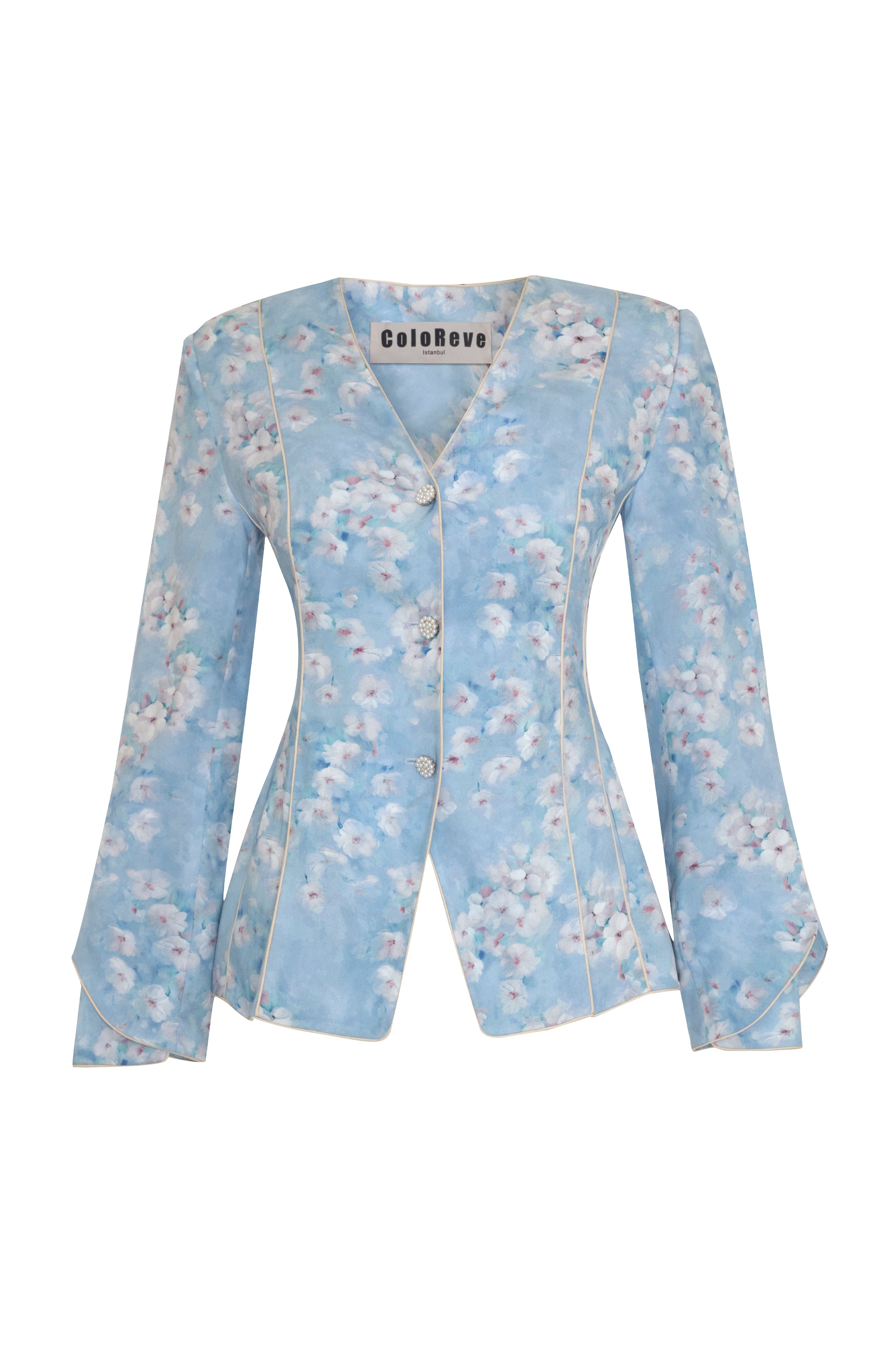 Rose Floral Blazer