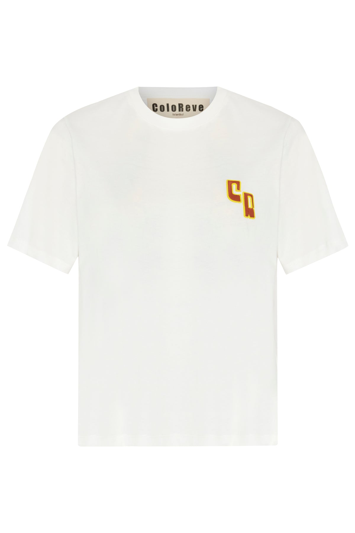 Logo T-Shirt Yellow / Brown