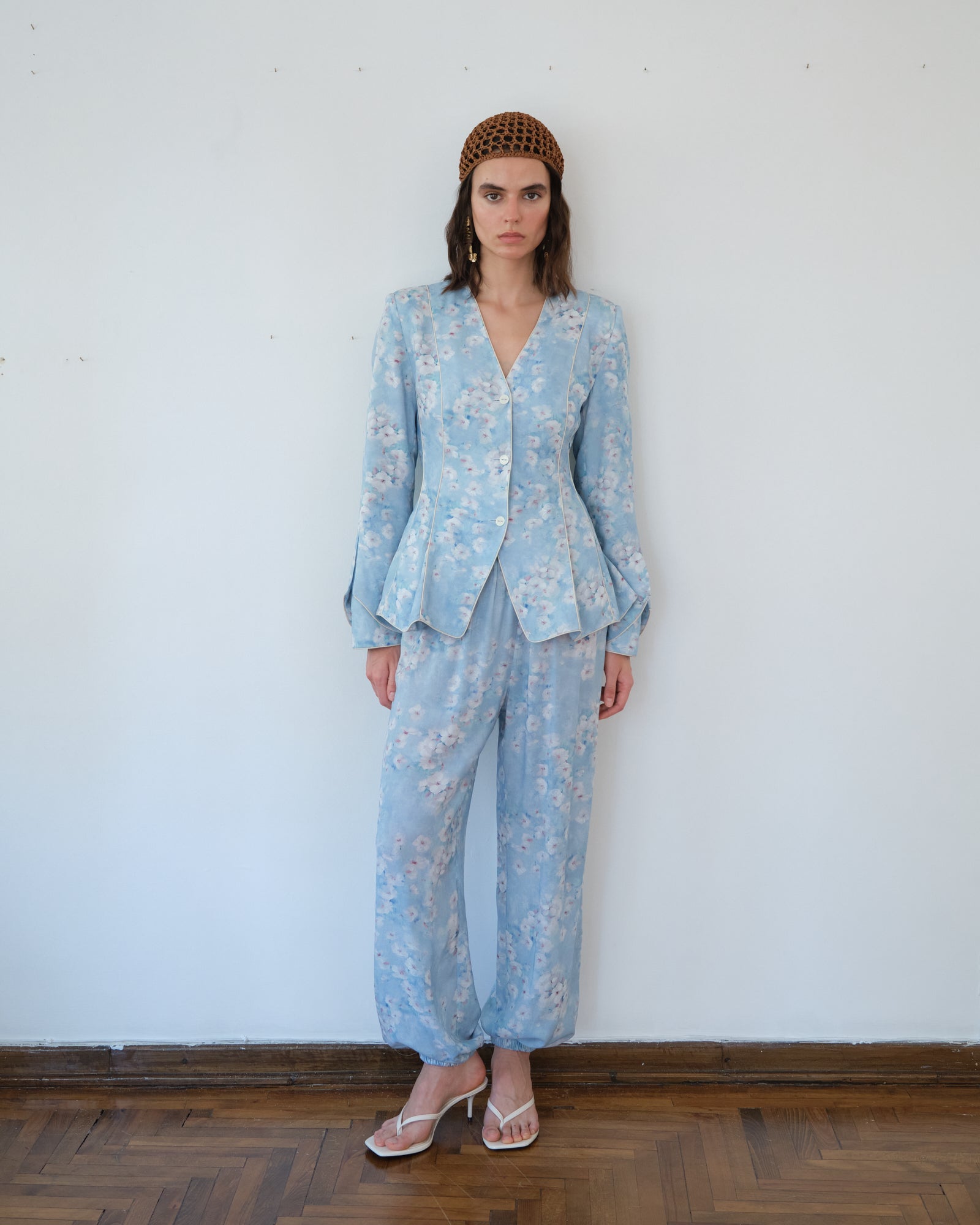 Rose Floral Blazer