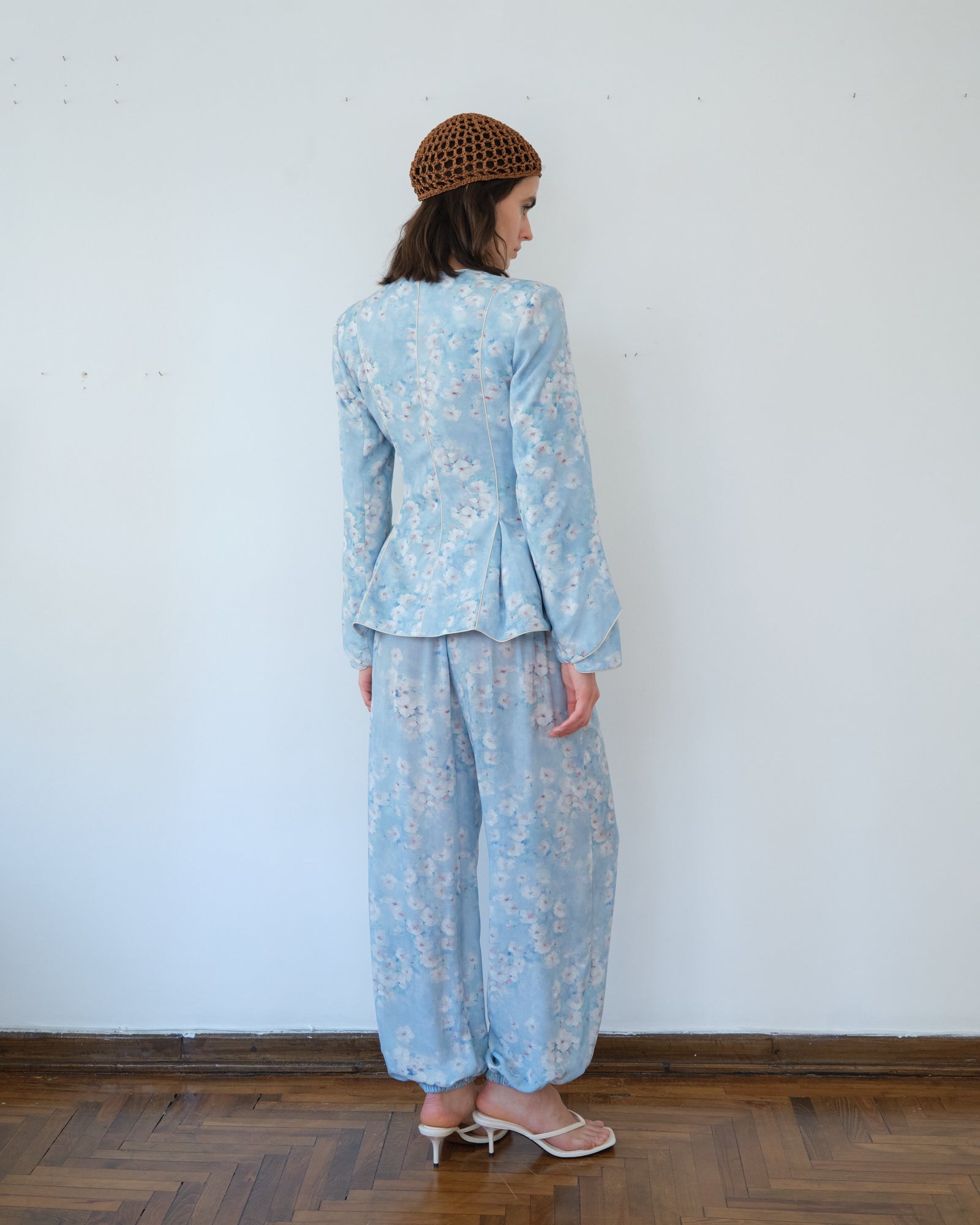 Rose Floral Blazer
