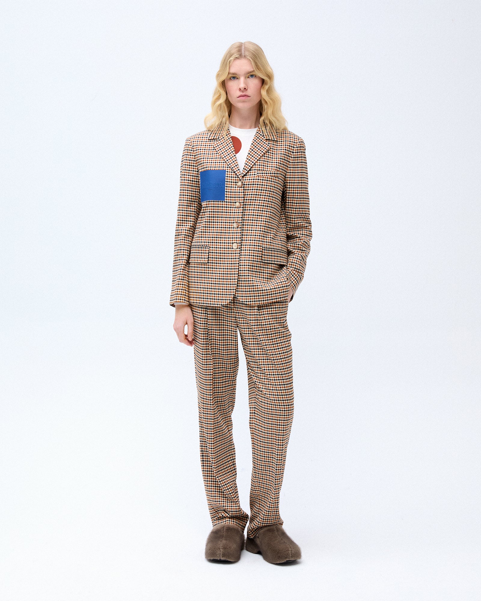 Rider Pants - Brown Checked