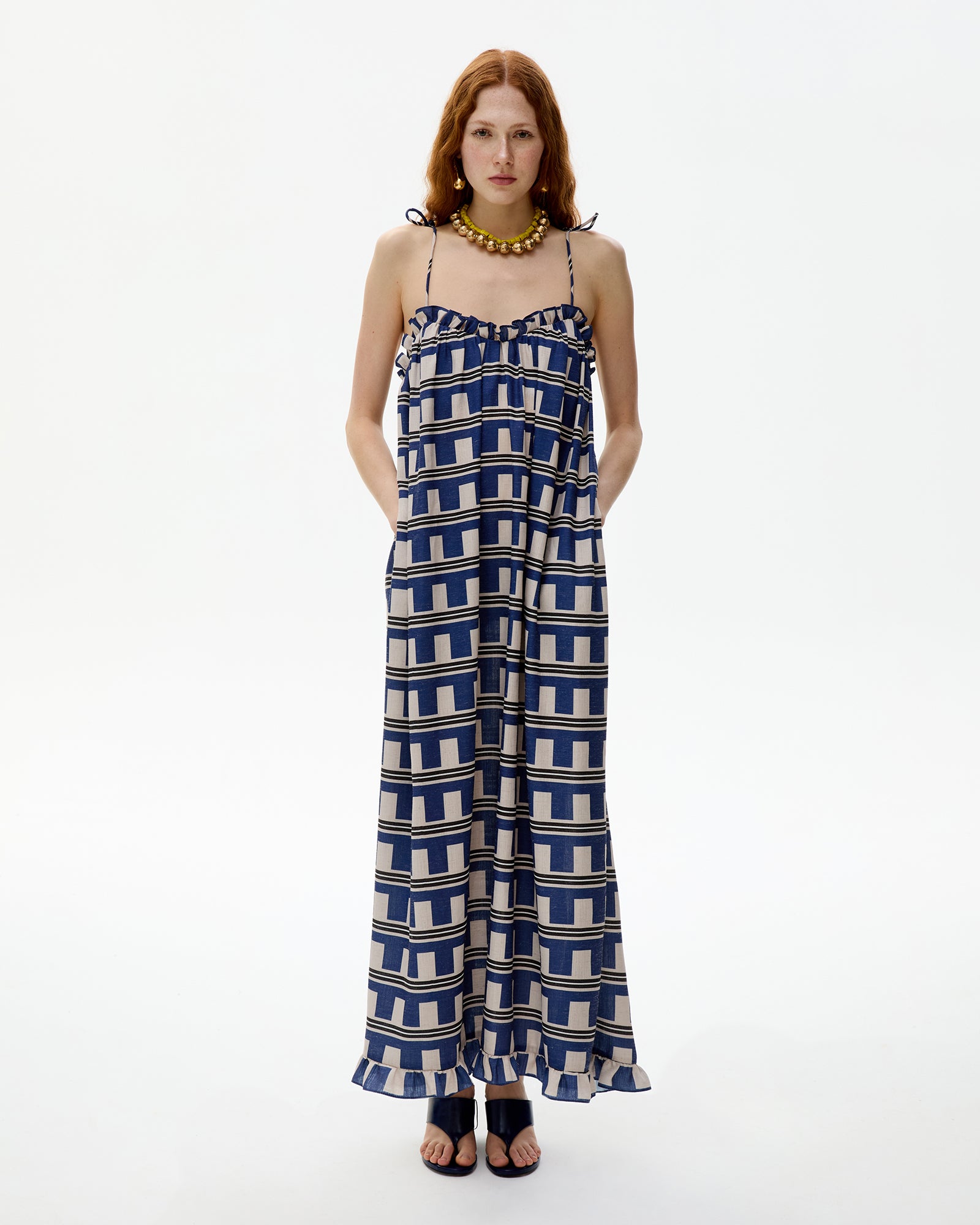 Printed Long Dress