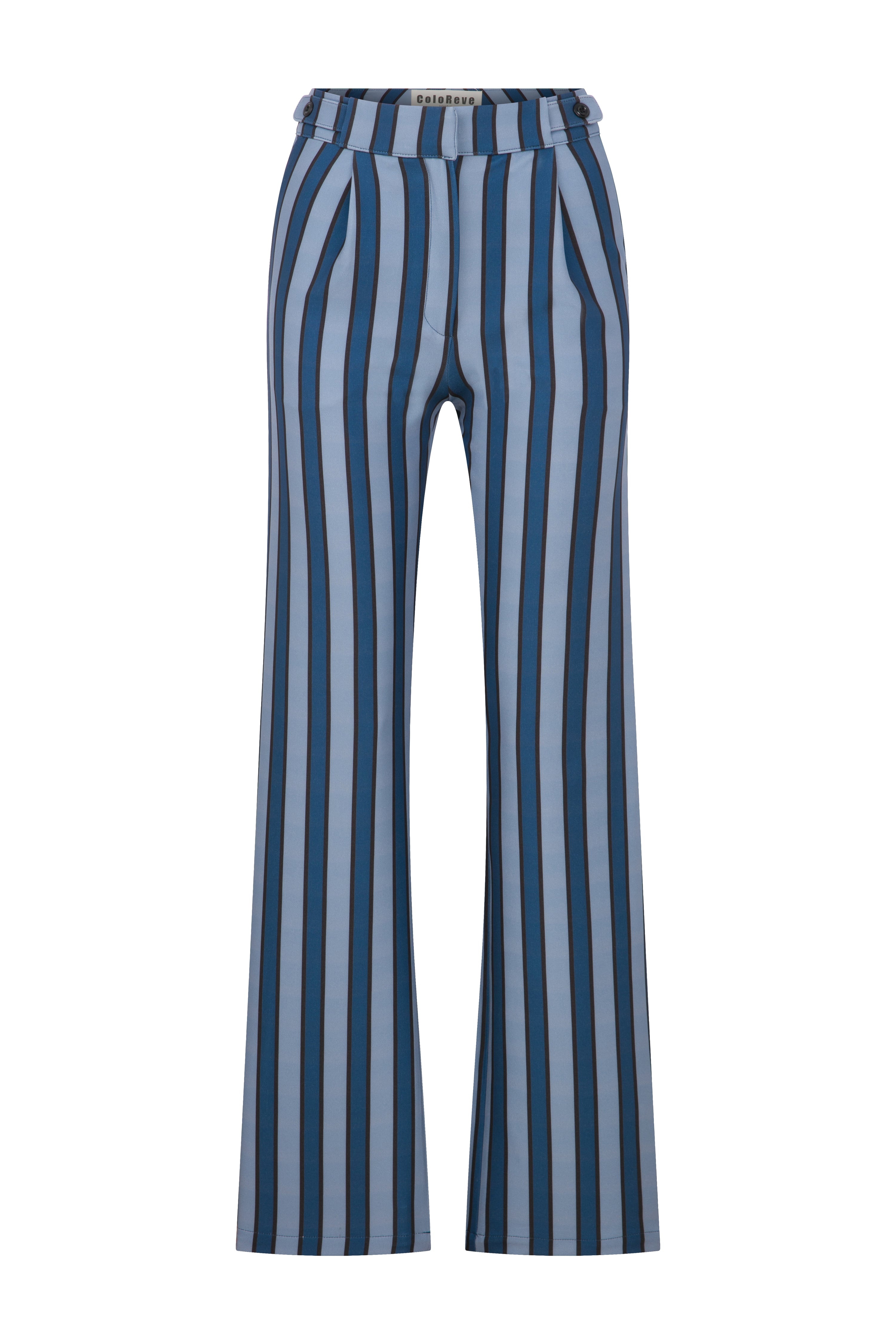 Blue Striped Pants