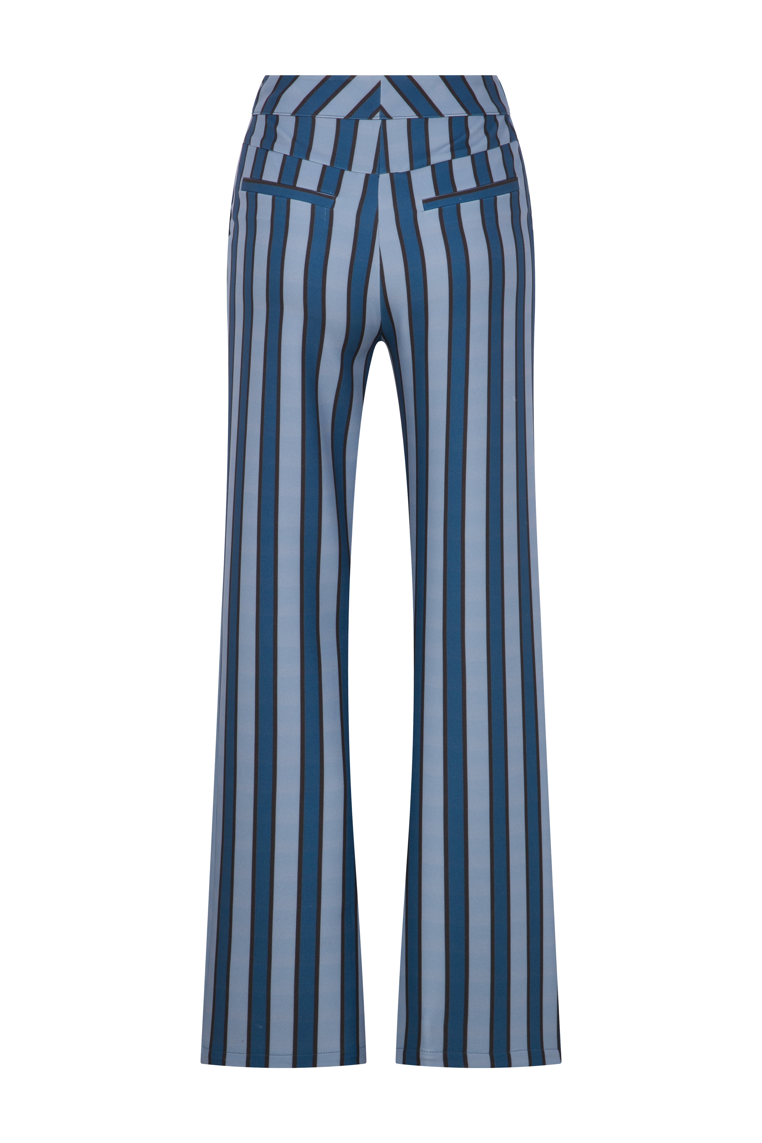 Blue Striped Pants