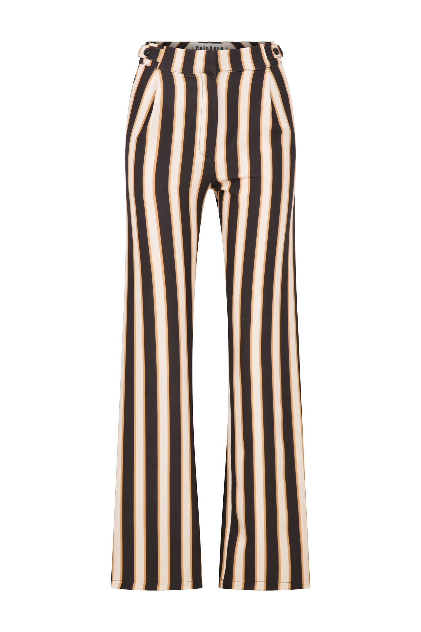 Brown Striped Pants