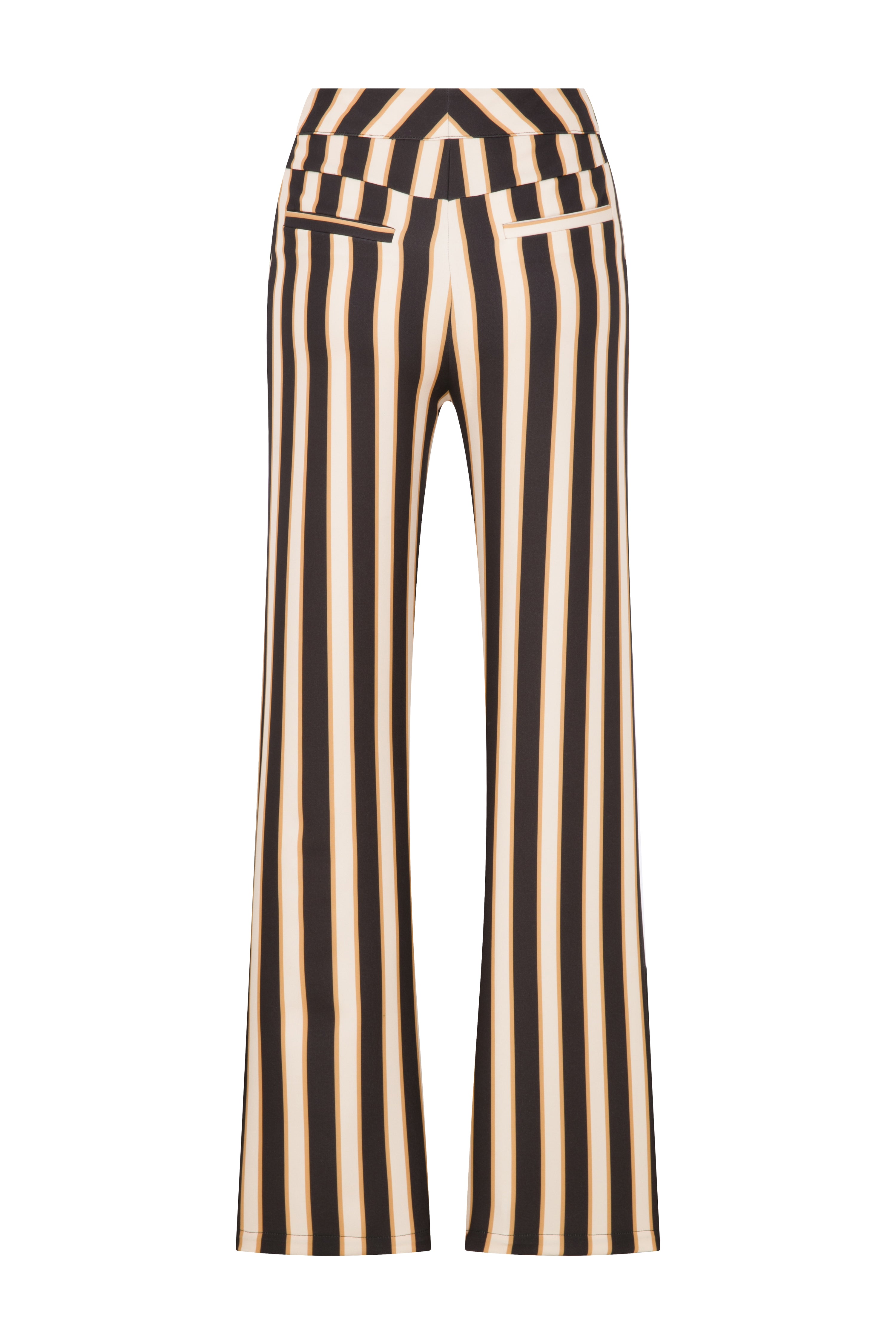 Brown Striped Pants