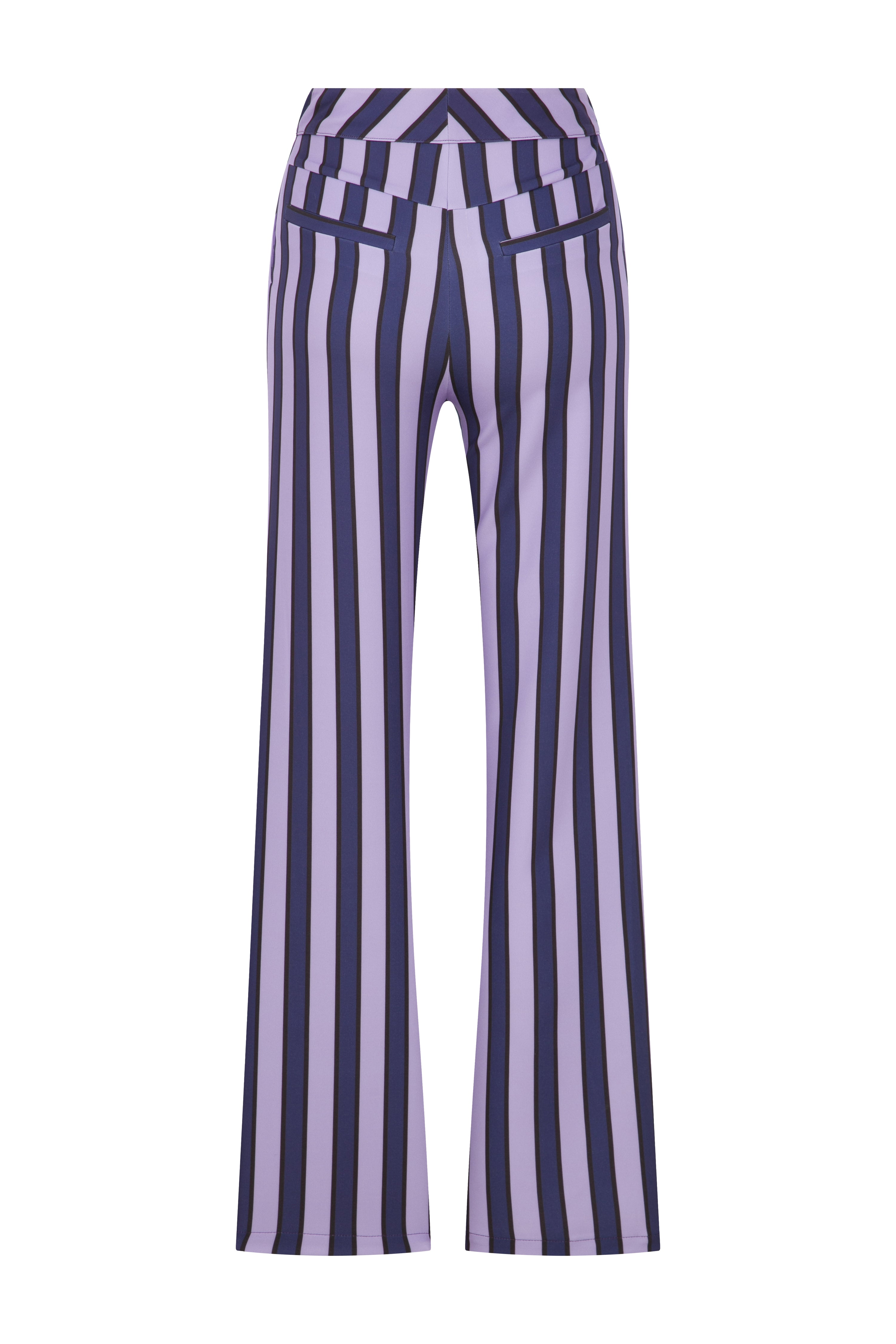 Purple Striped Pants