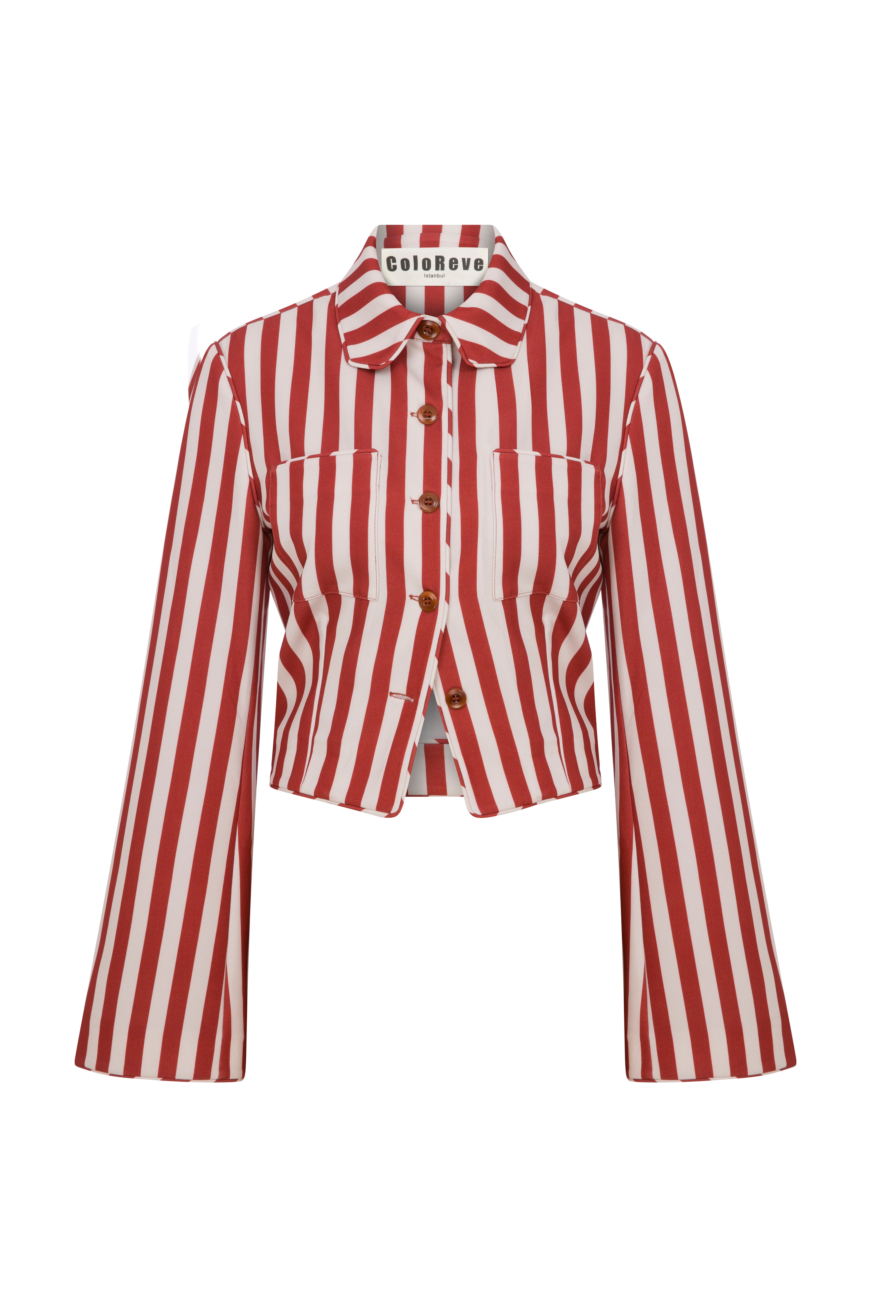 Striped Shirt Blazer