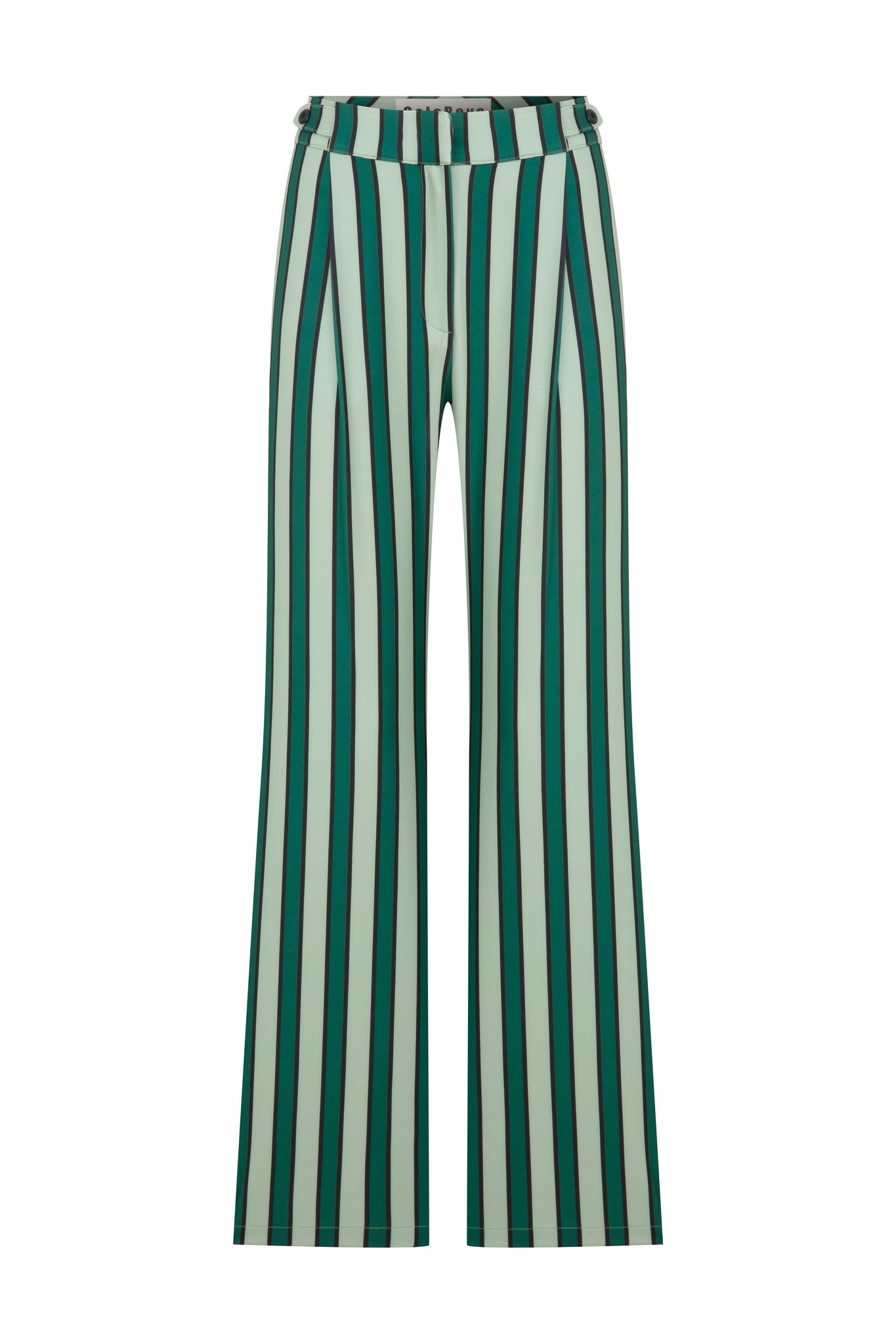 Green Striped Pants