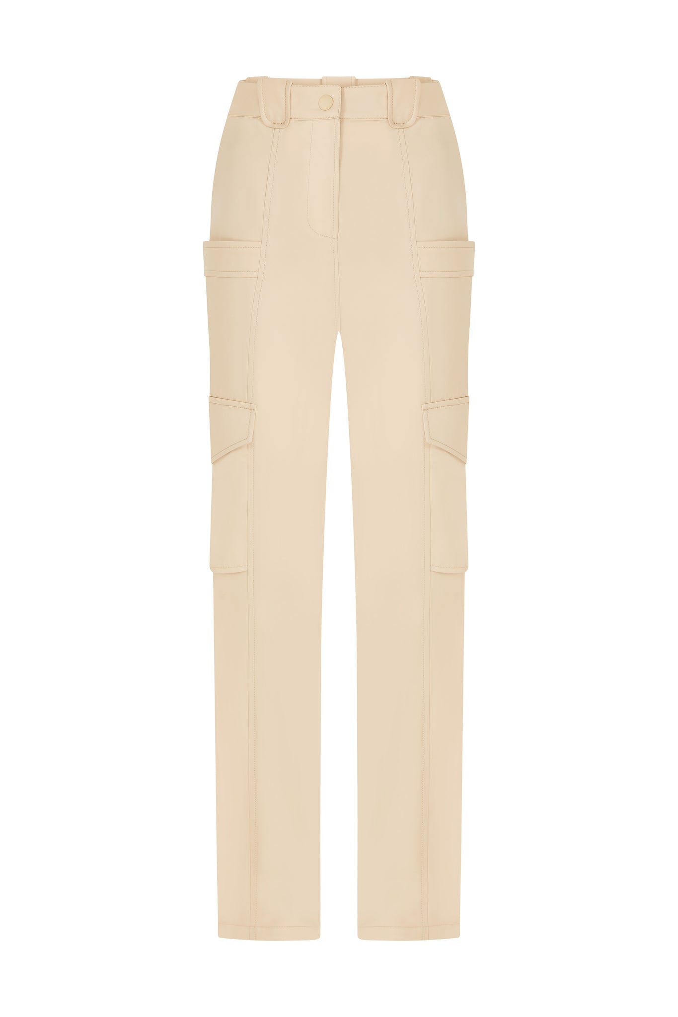 Cream Cargo Pants