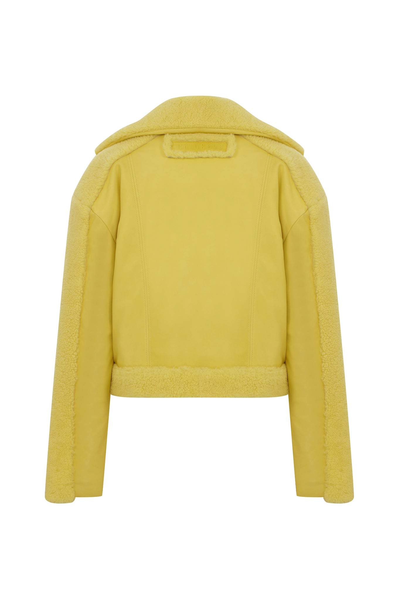 Yellow Shearling Jacket