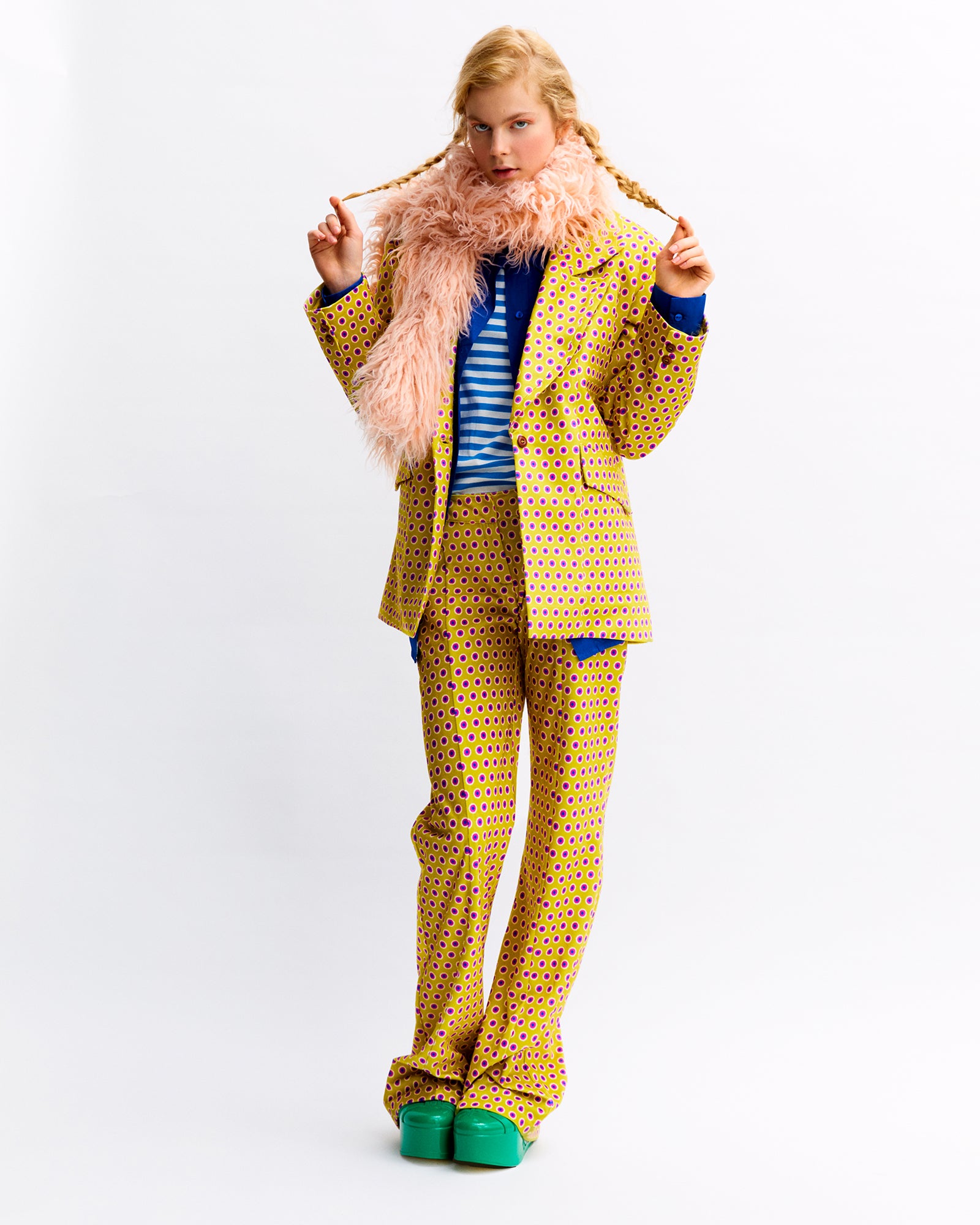 Dot Blazer Pistachio