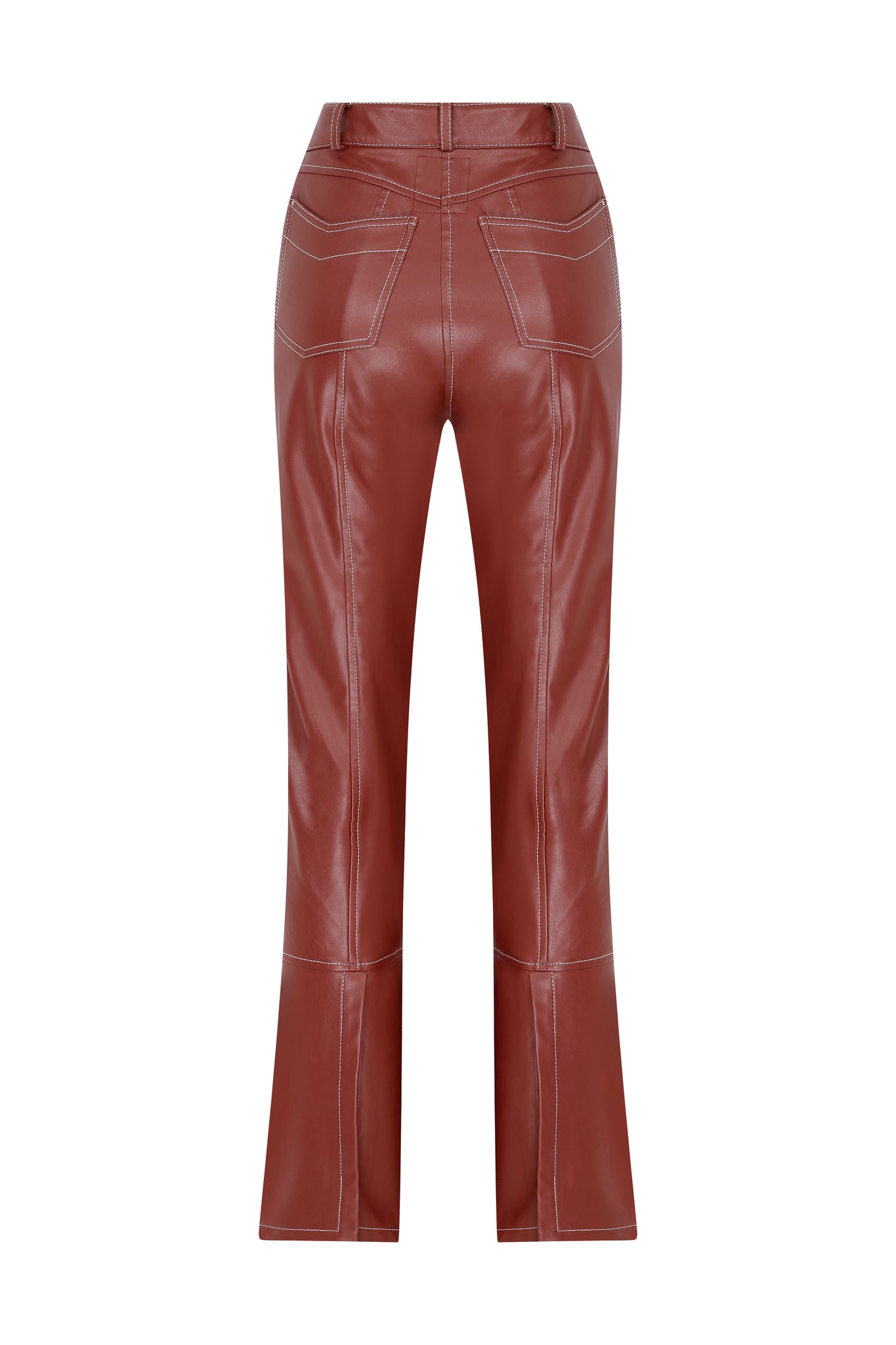 Leather Flare Pants